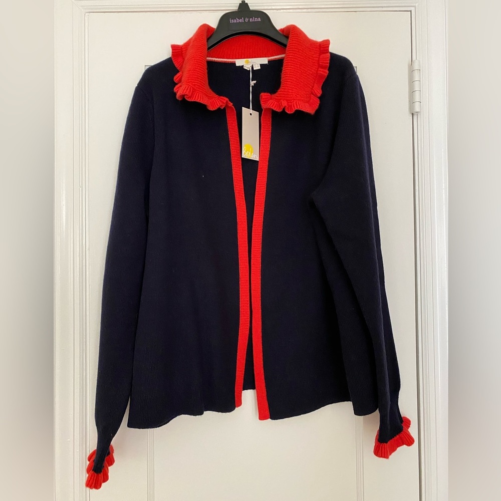 Boden Navy Cardigan Sweater